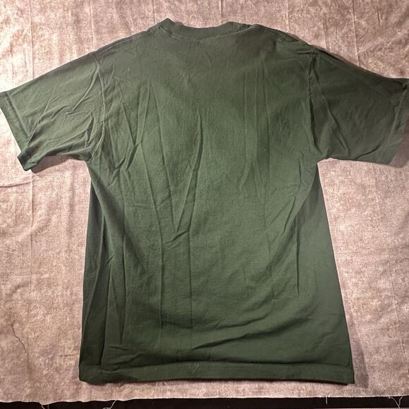 Vintage Grandma G Applique T-Shirt Women's L Floral Green Crewneck USA Tee Boxy - Picture 7 of 7